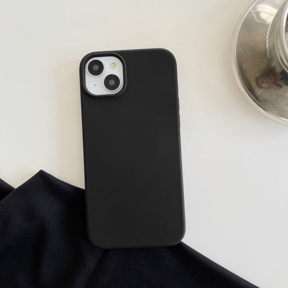 iPhone 15 Case Silicone Black